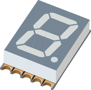 SA EL SMD 40BL - 7-Segment-Anzeige