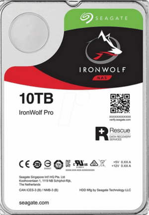 ST10000NE000 - 10TB Festplatte Seagate IronWolf Pro - NAS
