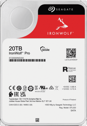 ST20000NE000 - 20TB Festplatte Seagate IronWolf Pro - NAS