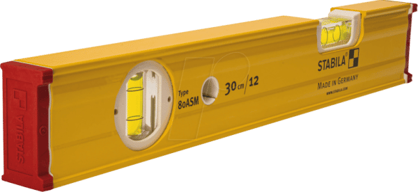 STABILA 19676 - Wasserwaage mit Seltenerd-Magnet
