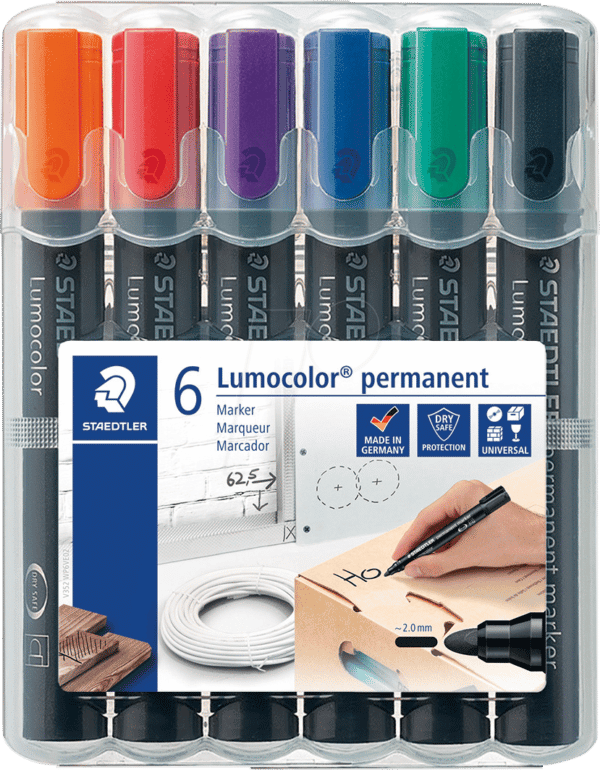 STAEDTLER 352WP6 - Permanent Marker