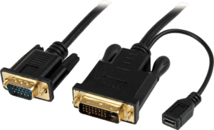 ST DVI2VGAMM3 - Kabel DVI 24+1 Stecker zu VGA Stecker