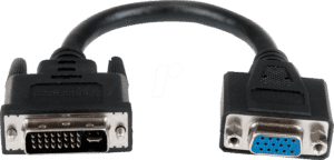 ST DVIVGAMF8IN - Monitor Adapter DVI-I Stecker > VGA Buchse 20 cm