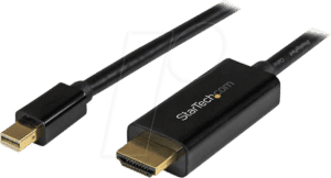 ST MDP2HDMM3MB - Adapterkabel Mini DP auf HDMI 4k