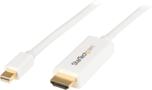 ST MDP2HDMM2MW - 2m mDP auf HDMI Konverterkabel - Weiß