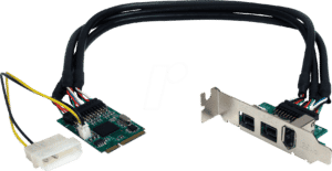 ST MPEX1394B3 - PCIe-Karte 3 Port 1394a