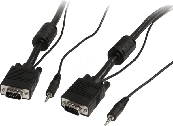 ST MXTHQMM15MA - VGA Monitor Kabel 15-pol VGA Audio Stecker 15 m