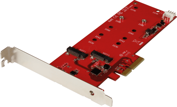 ST PEX2M2 - 2 Port M.2 SATA PCI Express Karte