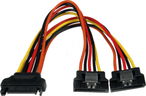 ST PYO2LSATA - 15-pin SATA Y-Splitterkabel