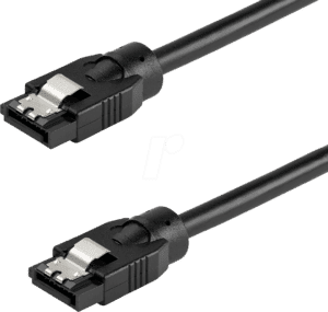 ST SATRD30CM - Kabel SATA 30 cm schwarz ge/ge Clip