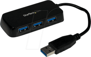 ST 4300MINU3B - USB 3.0 Hub 4 Port SuperSpeed USB-A