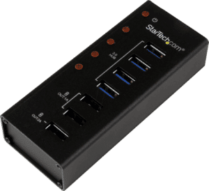 ST ST4300U3C3 - 4 Port USB 3.0 Hub mit 3 Ladebuchsen