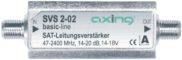 SVS 2-02 - SAT Leitungsverstärker 14 - 20 dB