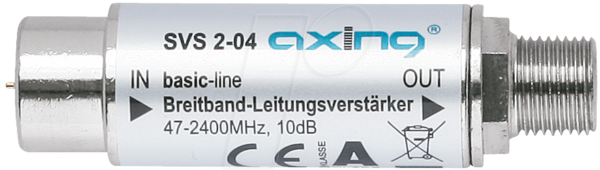 SVS 2-04 - SAT Leitungsverstärker 10 dB