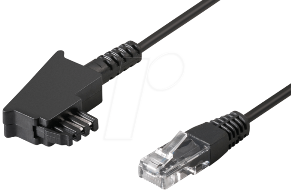 TAE-F 8P2C 1500 - TAE F Stecker auf Westernstecker 8P2C