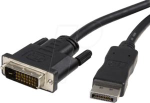 ICOC-DSP-C12-020 - Displayport 1.2 Stecker auf  DVI 24+1 Stecker