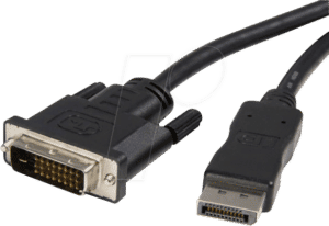 ICOC-DSP-C-030 - Displayport 1.1 Stecker auf  DVI 24+1 Stecker