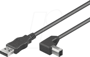 ICOC-U-AB-20-ANG - USB 2.0 Kabel A-Stecker > B-Stecker 90° gewinkelt