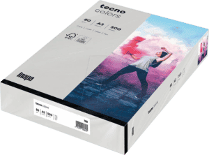 TECNO 88324460 - Papier grau DIN A3 80 g/qm 500 Blatt