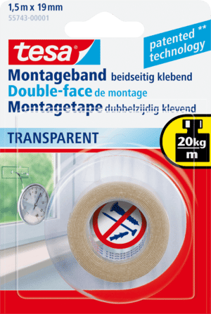 TESA 55743 - Montageband tesa Powerbond® Transparent