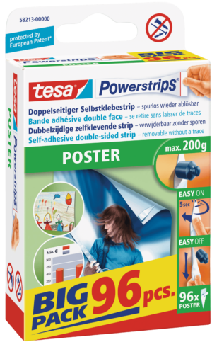 TESA 58213 - TESA Powerstrips - Poster
