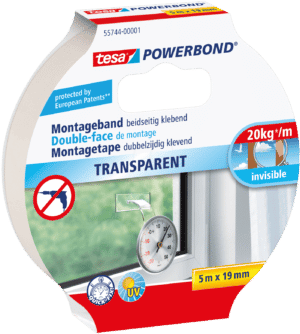 TESA 55744 - Montageband tesa Powerbond® Transparent