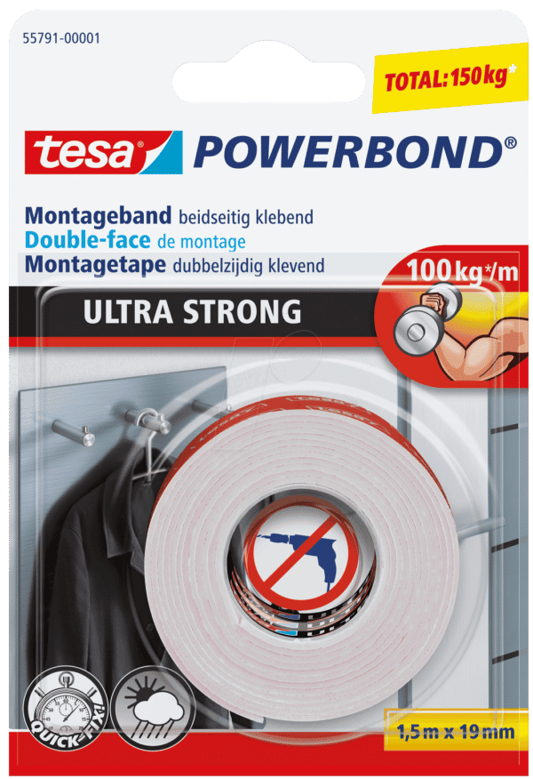 TESA 55791 - Montageband tesa Powerbond® Ultra Strong