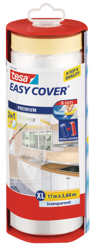 TESA 56769 - Malerband mit Abdeckfolie tesa Easy Cover® Premium