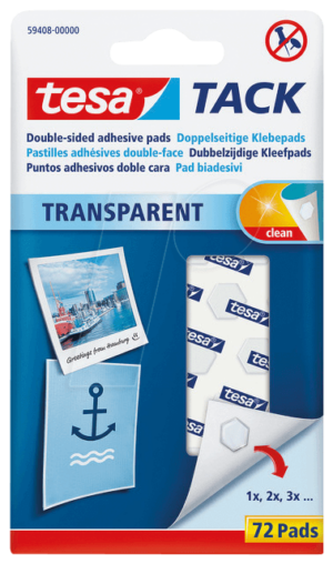 TESA 59408 - tesa® TACK doppelseitige Klebepads