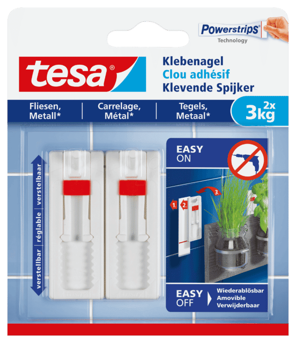 TESA 77764 - tesa® Klebenagel verstellbar