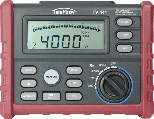 TESTBOY TV 441 - Erdungswiderstandsprüfgerät