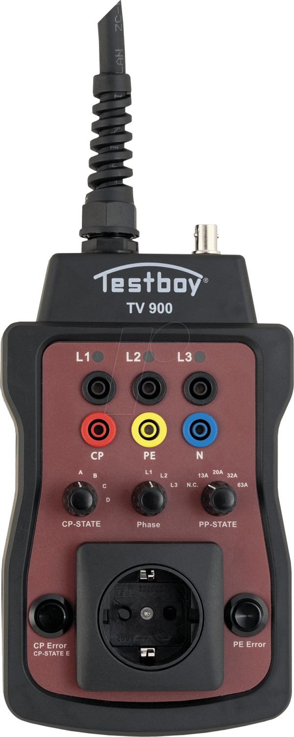 TESTBOY TV 900 - Ladesäulenprüfadapter