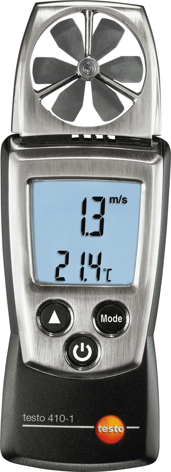 TESTO 0560 4101 - Flügelrad-Anemometer testo 410-1 für Geschwindigkeit und Tempera