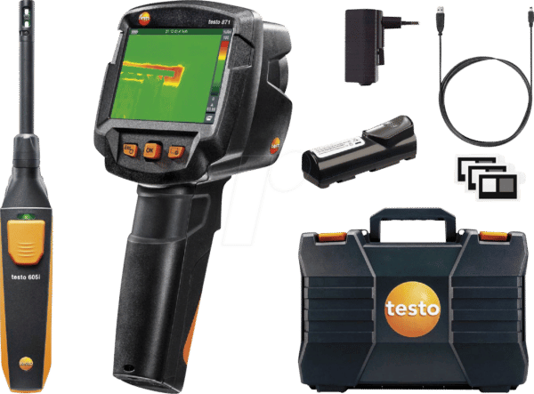 TESTO 0560 8717 - testo 871s Baudiagnose-Set