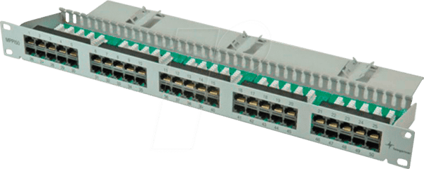 TG J02024C0002 - 19'' ISDN/Tel. Patch Panel MPPI50-H mit Adernmanagement