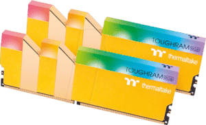 40TT1636-2018RGO - 16 GB DDR4 3600 CL18 thermaltake TOUGHRAM RGB Metallic Gold 2er