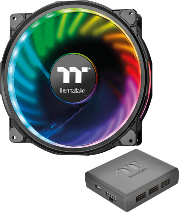 TT 71977 - Thermaltake Riing Plus 20 Gehäuselüfter RGB inkl. Controller