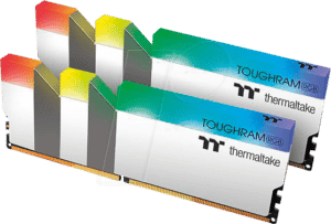 40TT1632-2016RGW - 16GB DDR4 3200 CL16 TT TOUGHRAM RGB White 2er Kit