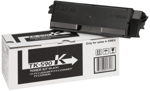 TONER TK 590K - Toner - Kyocera - schwarz - TK-590 - original