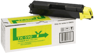 TONER TK 590Y - Toner - Kyocera - gelb - TK-590 - original