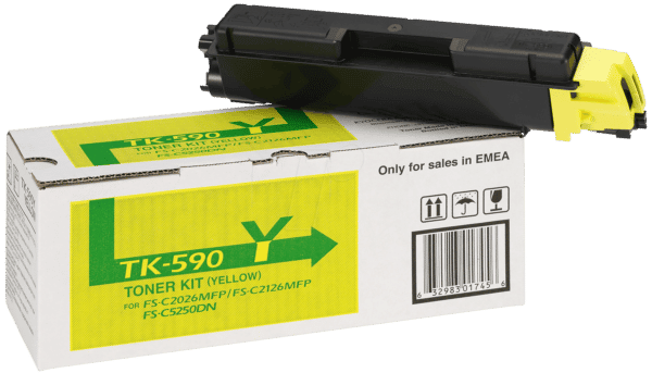 TONER TK 590Y - Toner - Kyocera - gelb - TK-590 - original