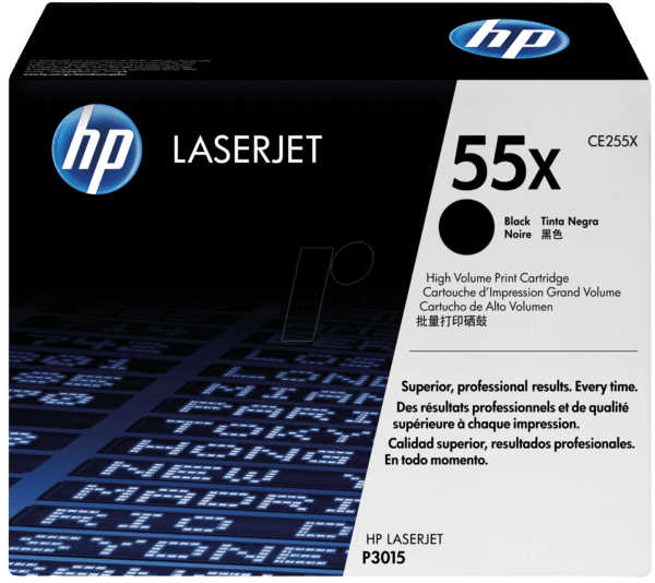 TONER CE255X - Toner - HP - schwarz - 55X - original