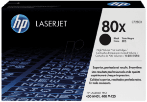 TONER CF280X - Toner - HP - schwarz - 80X - original