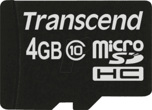TS4GUSDC10 - MicroSDHC-Speicherkarte 4GB
