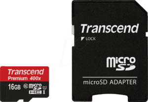TS16GUSDU1 - MicroSDHC-Speicherkarte 16GB