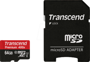 TS64GUSDU1 - MicroSDXC-Speicherkarte 64GB