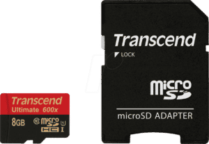 TS8GUSDHC10U1 - MicroSDHC-Speicherkarte 8GB