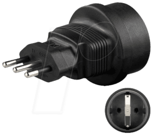 TRA SK IT - Travel Adapter Schutzkontakt/Italien