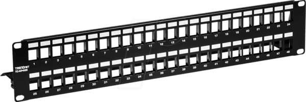 TRN TC-KP48S - 19'' Patchpanel für 48x Keystone Module