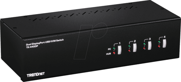 TRN TK-440DP - 4-Port USB DisplayPort KVM Switch